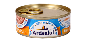 Ardealul Pate de Pui, chicken liver spread 100 g – can, front