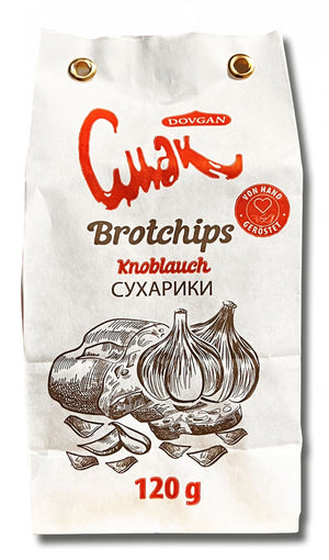 Cmak – Brotchips mit Knoblauch, 120 g