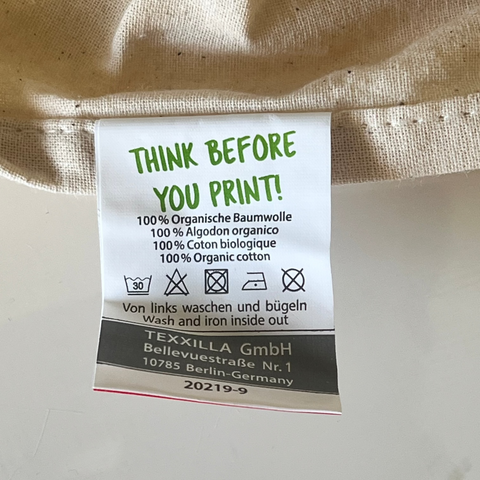 bunuri Tota Bag 100% Organic Cotton – “Support your locals. Aber international.”