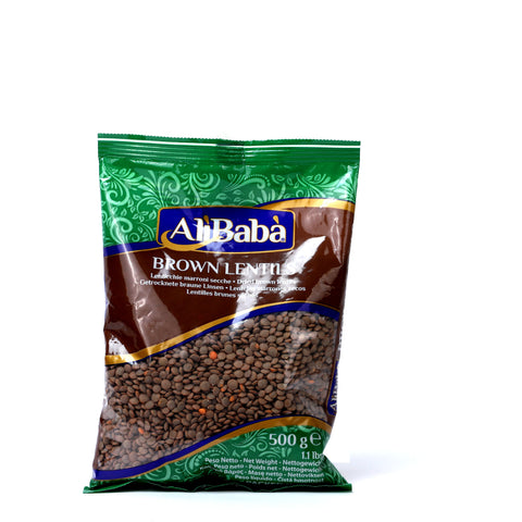 AliBaba - Lentilhas Marrons - 500 g