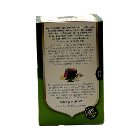 Yogi Tea - Grüntee Ingwer Zitrone - 30.6 g
