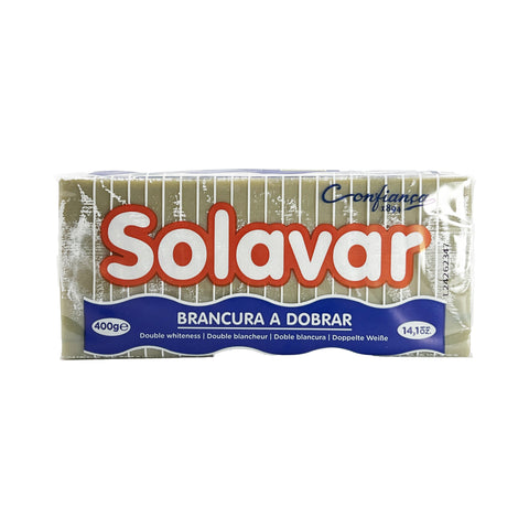 SOLAVAR - Blue and White Soap - 400 g
