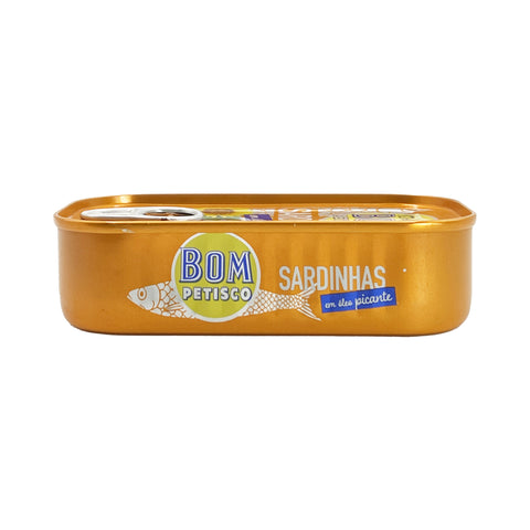 Bom Petisco - Scharfe Sardinen in Öl - 84 g