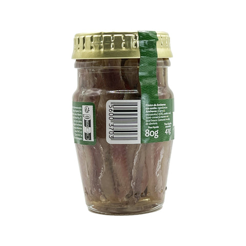 Pitéu - Anchovy Fillets in Olive Oil - 80 g