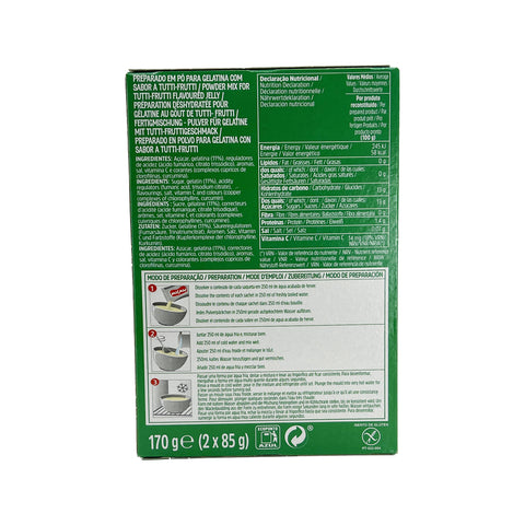 Micau - Tutti-Frutti Flavored Gelatin - 170 g