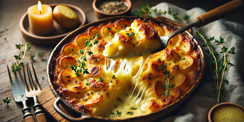 Savor the Ultimate Creamy, Cheesy, German Delicacy: Kartoffelgratin