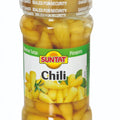 Suntat, malaguetas em salmoura 300 g – frasco, frente