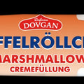 Dovgan Waffelröllchen mit Marshmallowfüllung 45 g – Packung, Vorderseite
