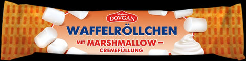 Dovgan canudo de wafer com marshmallow 45 g – embalagem, frente