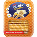 Dovgan Plombir, Waffelrollen mit Milchgeschmack 400 g – Packung, Vorderseite