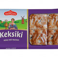 Dovgan Keksiki, Gebäck mit Rosinen 177 g – Packung, Vorderseite
