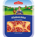Dovgan Klubnichka, bolachas de massa quebrada 300 g – embalagem, frente