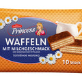 Princess Waffeln mit Milchgeschmack 250 g – Familienpackung, Vorderseite