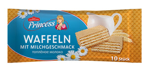 Princess Waffelschnitten mit Milchcreme 150 g – Packung, Vorderseite