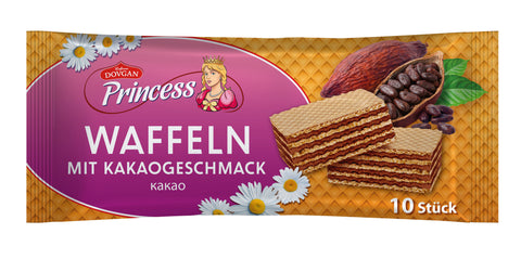 Princess wafers com creme de cacau 150 g – embalagem, frente