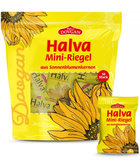 Dovgan Halva, halva de girassol 200 g – embalagem, frente