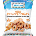 Veselka Mini-Kringel mit Vanillegeschmack 250 g – Packung, Vorderseite