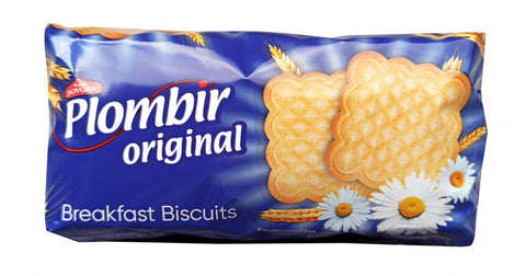 Dovgan Plombir, bolachas sabor baunilha 160 g – embalagem, frente
