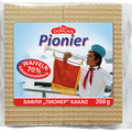 Dovgan Pionier, Waffeln mit Kakaofüllung 200 g – Packung, Vorderseite
