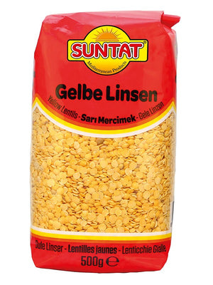Suntat yellow Lentils 500 g – pack, front