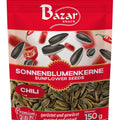 Bazar sementes de girassol com chili, torradas e temperadas 150 g – embalagem, frente