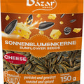 Bazar sementes de girassol sabor a queijo 150 g – embalagem, frente