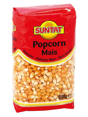 Suntat popping Corn 500 g – pack, front