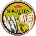 Dovgan Kilka, sprats in oil 240 g – can, front