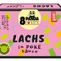 8 Panda Lachs in Pokésauce 110 g – Dose, Vorderseite