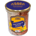 Andre's Fish & Friends Thunfischfilets in Rapsöl 180 g – Dose, Vorderseite