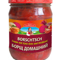 Dovgan Borscht, beetroot and white cabbage soup 480 g – jar, front