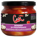Cmak weiße Bohnen in Tomatensauce 340 g – Glas, Vorderseite