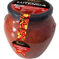 Bazar Lutenica, pasta de legumes picante 550 g – frasco, frente
