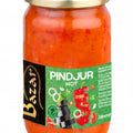 Bazar Pindjur, Gemüsepaste scharf 350 g – Glas, Vorderseite