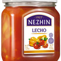 Nezhin Lecho, pimento em tomatada 450 g – frasco, frente