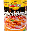 Suntat Baked Beans, beans in Tomato Sauce 400 g – pack, front