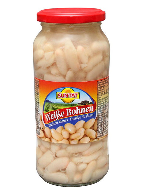 Suntat feijão branco em salmoura 540 g – embalagem, frente