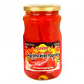 Suntat, gegrillte rote Paprika 350 g – Glas, Vorderseite