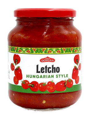 Dovgan Letscho, Paprika in Tomatensauce 450 g – Glas, Vorderseite