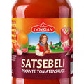 Dovgan Satsebeli, molho de tomate picante 442 ml – frasco, frente