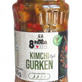 8 Panda Gurken nach Kimchi-Art, süß-scharf eingelegt 330 g – Glas, Vorderseite