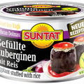 Suntat, beringelas recheadas com arroz 350 g – frasco, frente