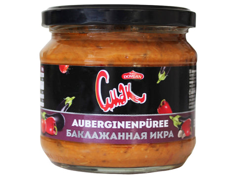 Cmak puré de beringela e pimento 350 g – frasco, frente