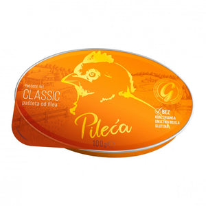 Gavrilović Pileća pašteta, chicken spread 100 g – can, front