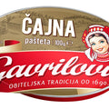 Gavrilović Čajna pašteta, patê com fígado de porco 100 g – lata, frente
