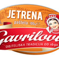 Gavrilović Jetrena pašteta, pasta de fígado de porco 100 g – lata, frente