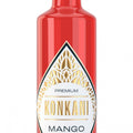 Konkani Mango Aperitivo, alkoholfreies Erfrischungsgetränk mit Chinin 700 ml – Flasche, Vorderseite