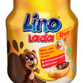 Podravka Lino Lada Duo, creme de leite e avelã 350 g – frasco, frente
