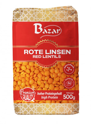 Bazar – Red Lentils, 500 g