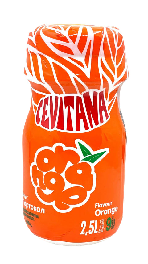 Vitaminka Cevitana, pó efervescente com sabor a laranja 200 g – embalagem, frente
